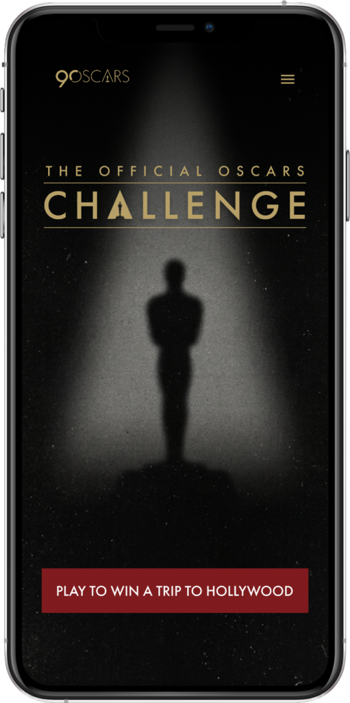 2018 oscars challenge landing